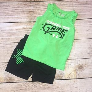 Toddler Under Armour short and tank set 18 months